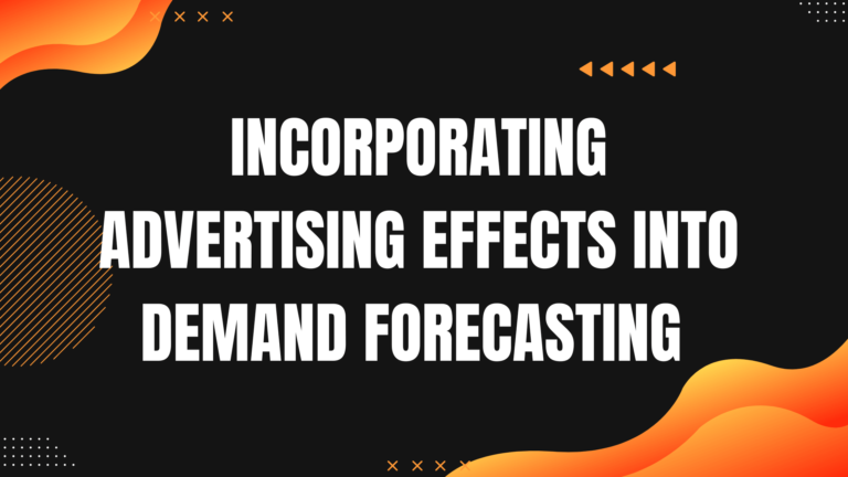 Incorporating Advertising Effects into Demand Forecasting Models